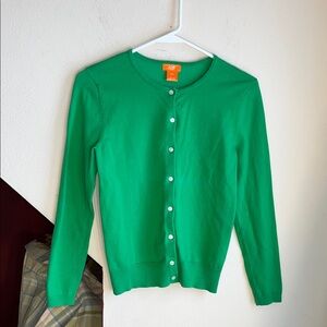 Joe Fresh Green Button-Up Cardigan‎ S